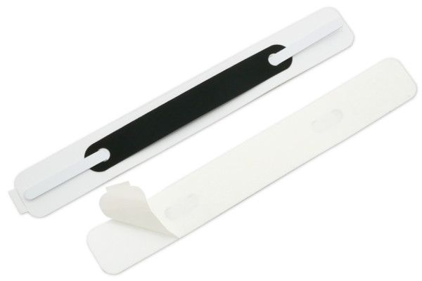 SK-Heftmechaniken, 150 x 20 mm, weiss, schwarze Deckleiste