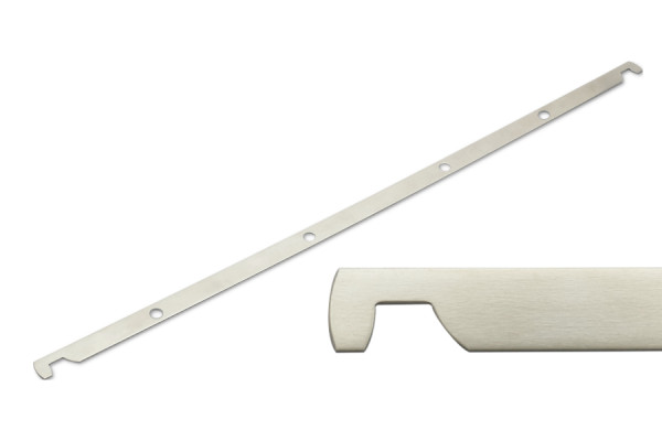 Rippliistud, nikeldatud, 4-augulised, 80/80/80 mm augud