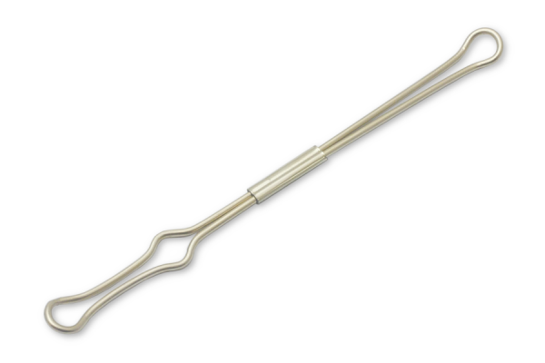 Traadi kinniti, 65 mm rõngavahe jaoks, 110 mm, nikeldatud