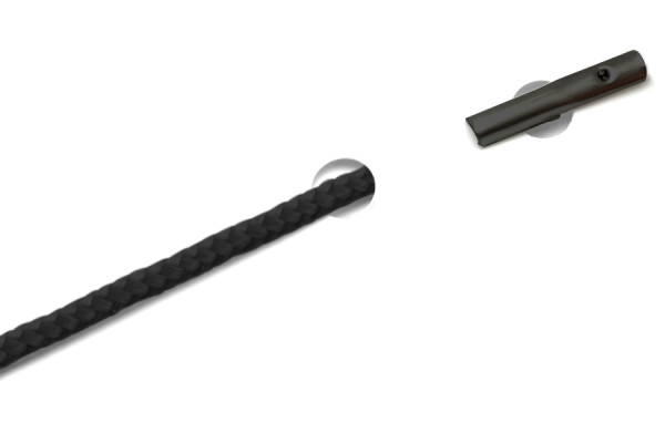PP-nöörid Automaatsplindidega, mustad