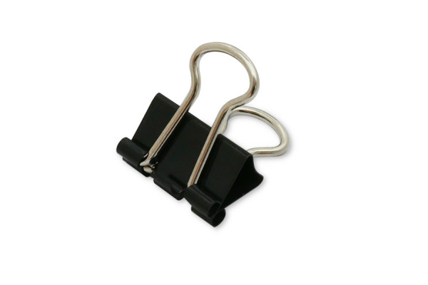 Foldback-klambrid / Mitmeotstarbelised klambrid, 15 mm laiused, mustad