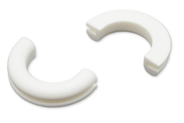 Poolrõngad, plastist, valged