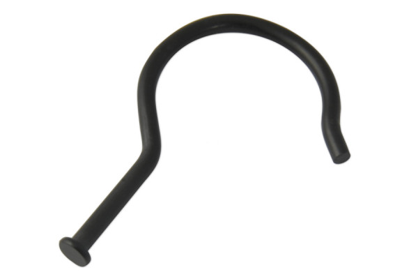 Metallist näidisekonksud 70 mm, lameda peaga, mustad