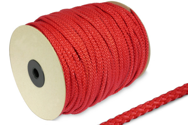 PP-nöör, läbimõõt 5 mm, 100 m rullis, punane