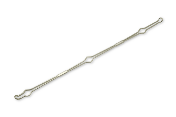 Traadihoidja, 3-kohaliste mehhanismide jaoks, 280 mm, nikeldatud